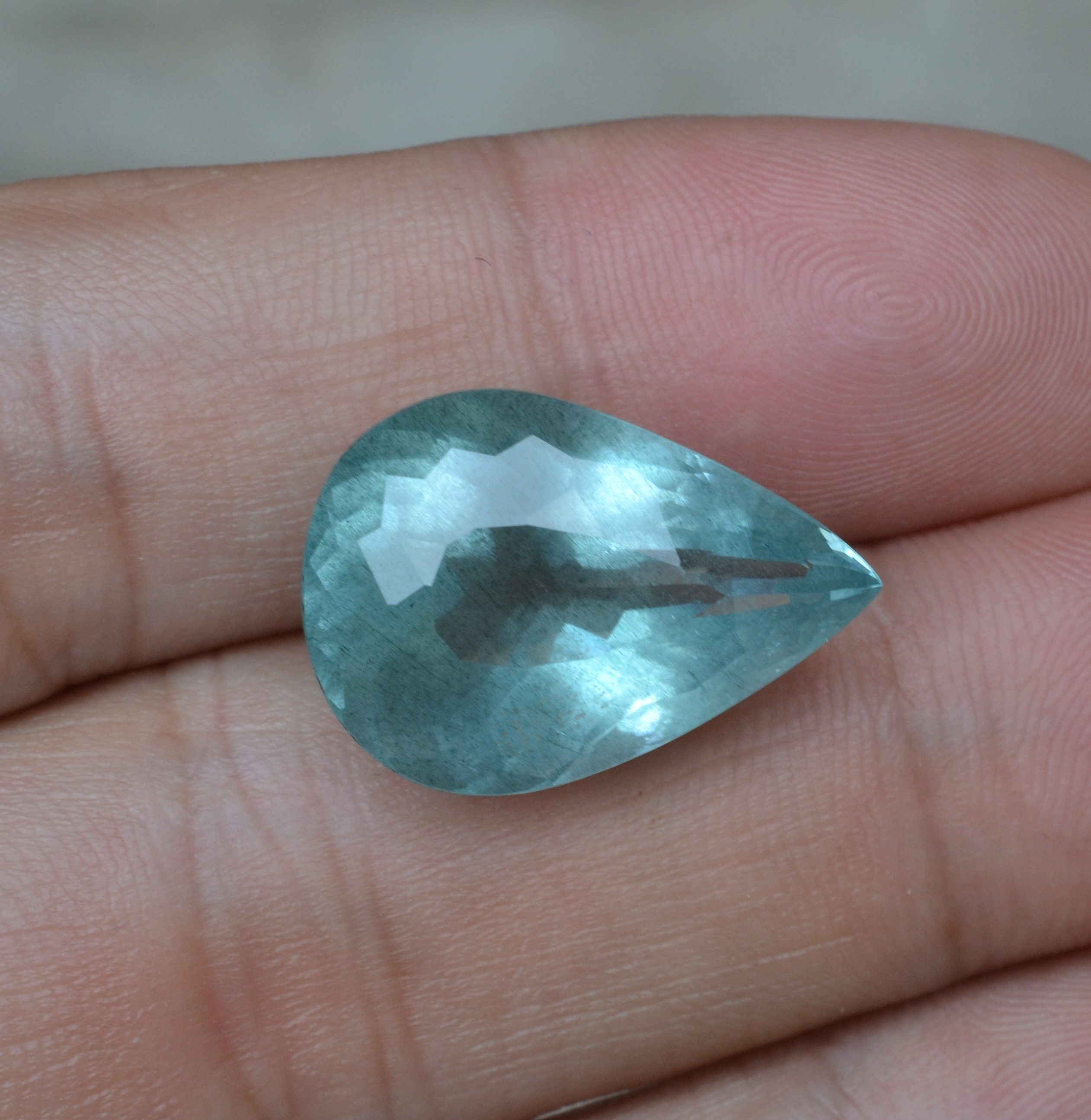 超大颗粒天然海蓝宝石裸石颜色漂亮内部细棉1444ct其他