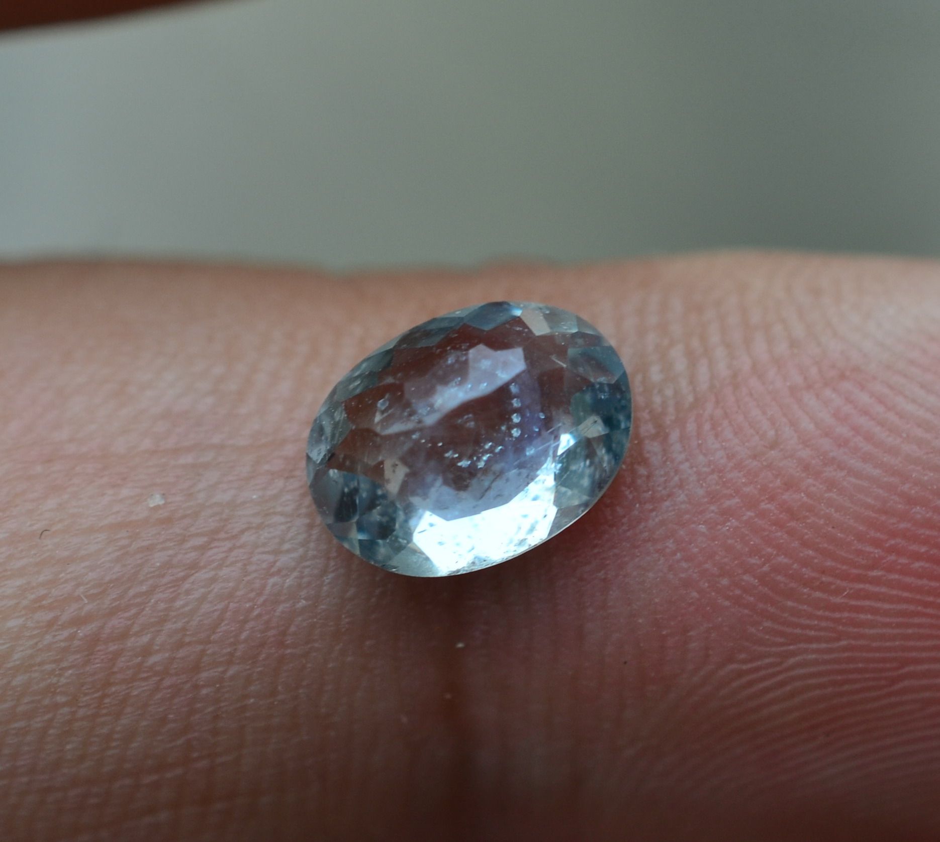 纯天然无烧斯里兰卡白色蓝宝石裸石椭圆形戒面1825ctsi其他