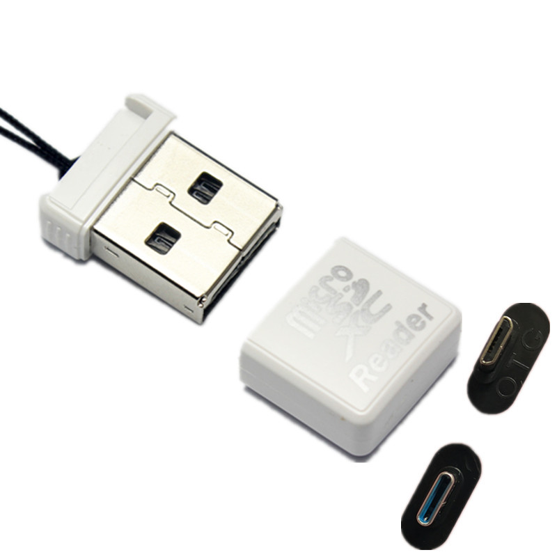 读卡器超小迷你车载microsdtf内嵌手机内存读卡器