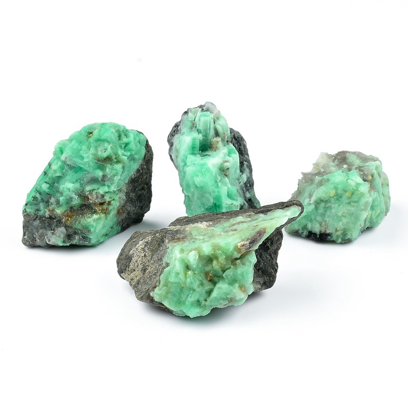 绿宝石祖母绿绿柱石水晶原石矿物晶体矿石标本创意摆件收藏品真品