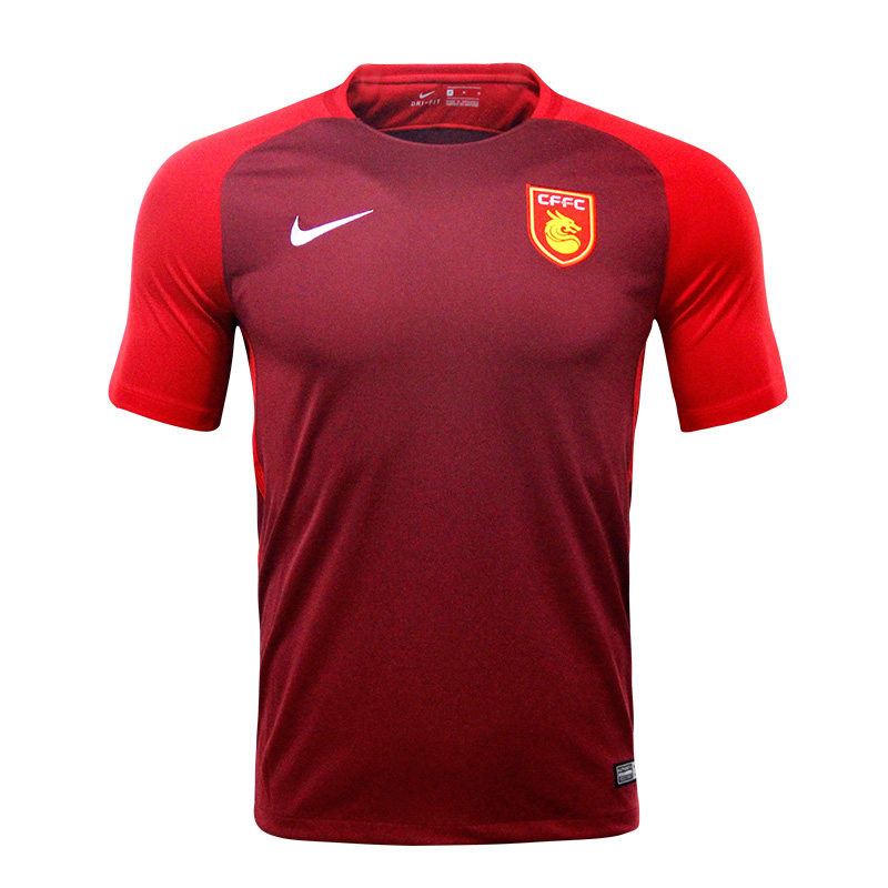 棒棒:正品nike 河北华夏幸福主场男运动t恤足球服短袖球衣 909108