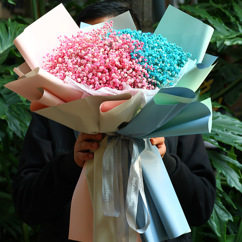 满天星干花花束礼盒大束朋友老婆闺蜜生日创意礼品送情人节送朋友