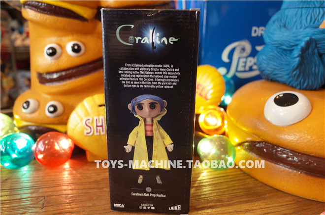 tsm0024us美国购回限量原大coraline纽扣布娃娃鬼妈妈妈妈摆件