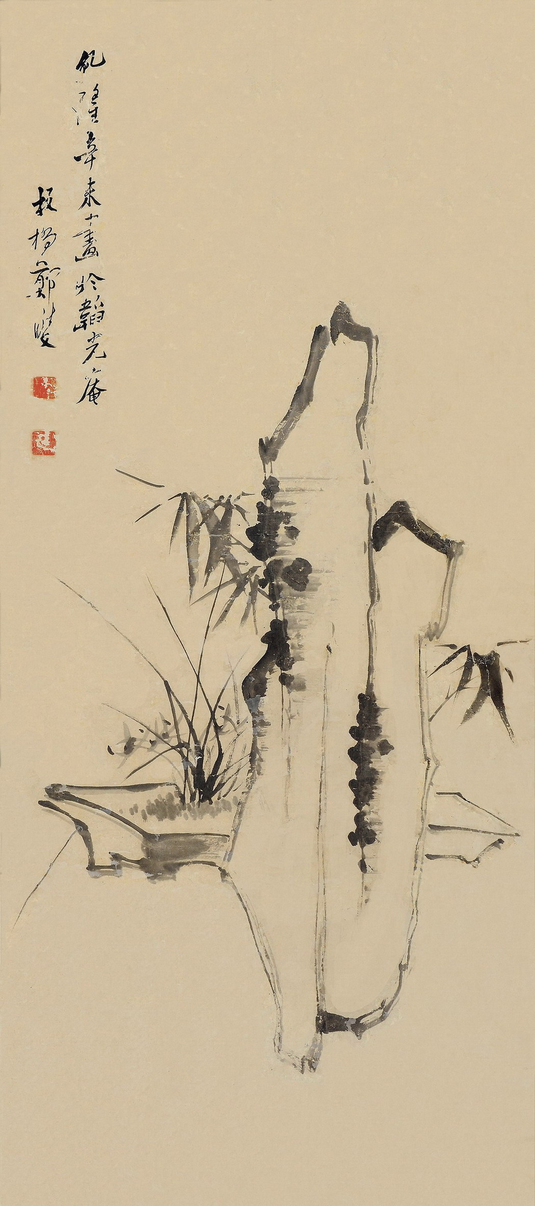 国画挂画办公室字画客厅装饰画书画作品郑板桥国画