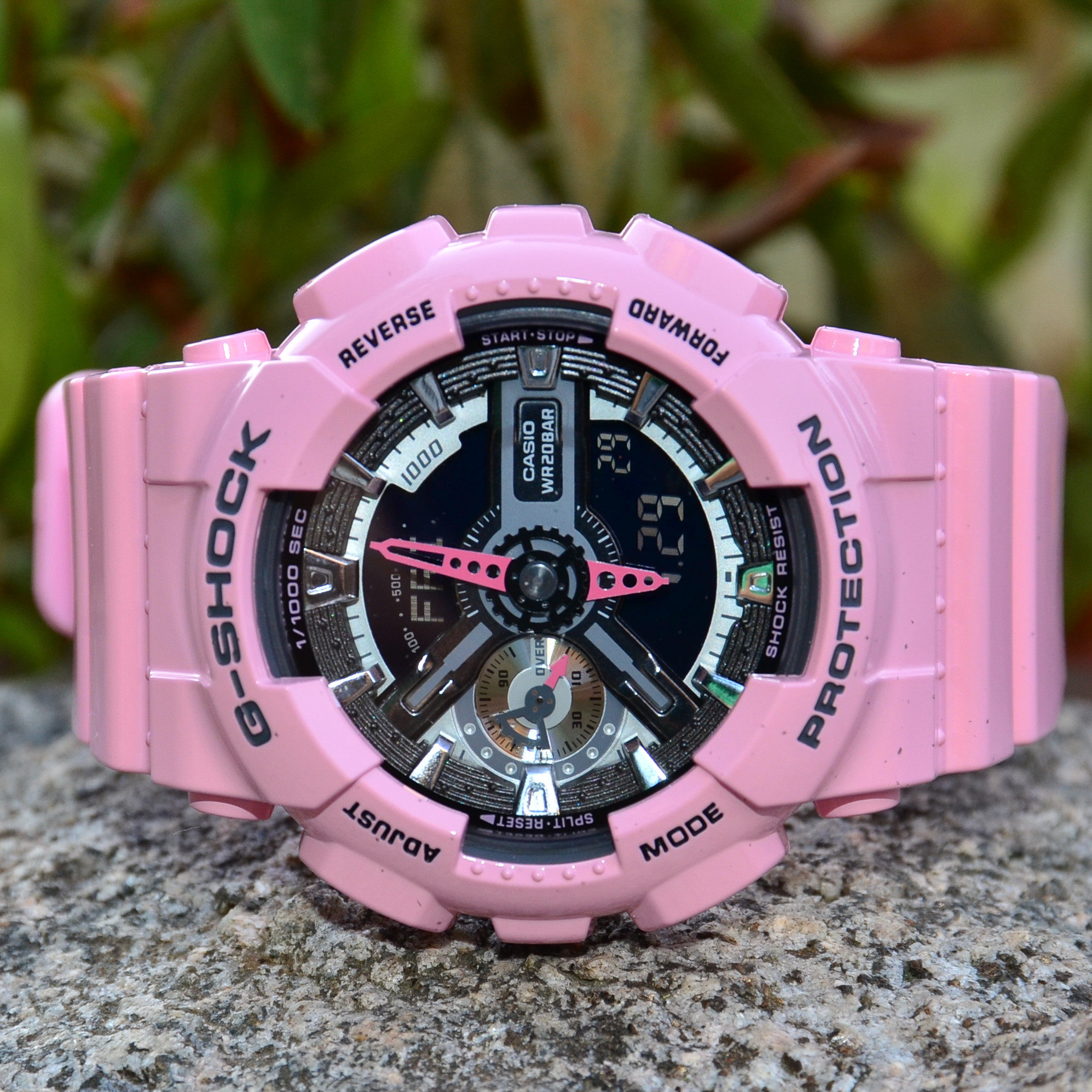 卡西欧gshock手表gmas110mp4a17a樱花花粉120mf学生casio日韩腕表