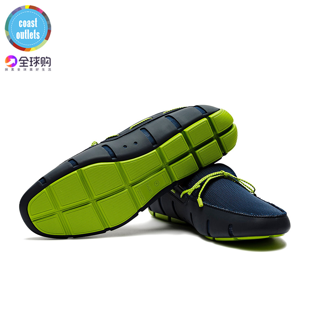 swims挪威防水透气乐福帆船商务休闲鞋男士懒人单鞋