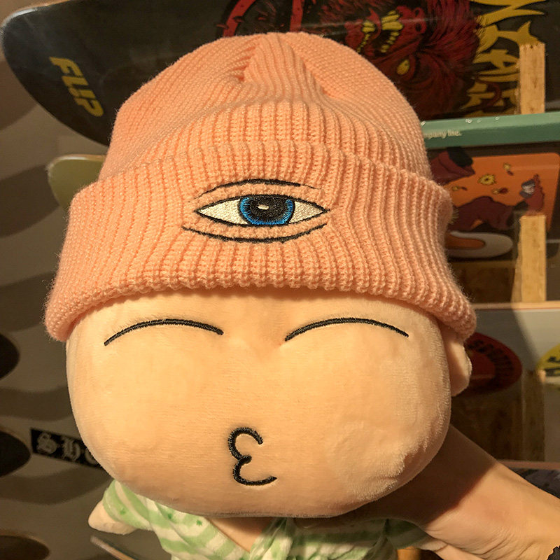 toymachine绒线帽显脸小滑板滑雪毛线帽子子女骑车帽子