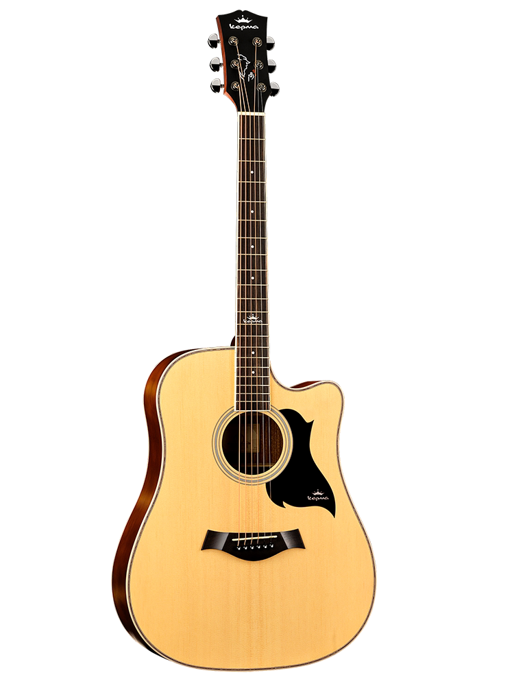 kepma卡马吉他d1c41男女入门民谣弹唱新手缺角吉他民谣吉他