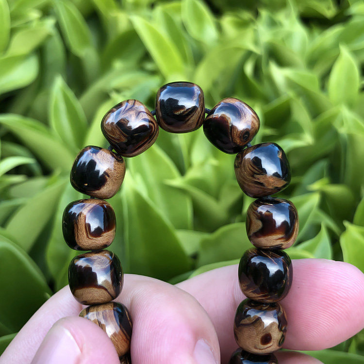 柳工坊海柳手串男女送礼礼品佛珠念珠桶珠鼓珠手串