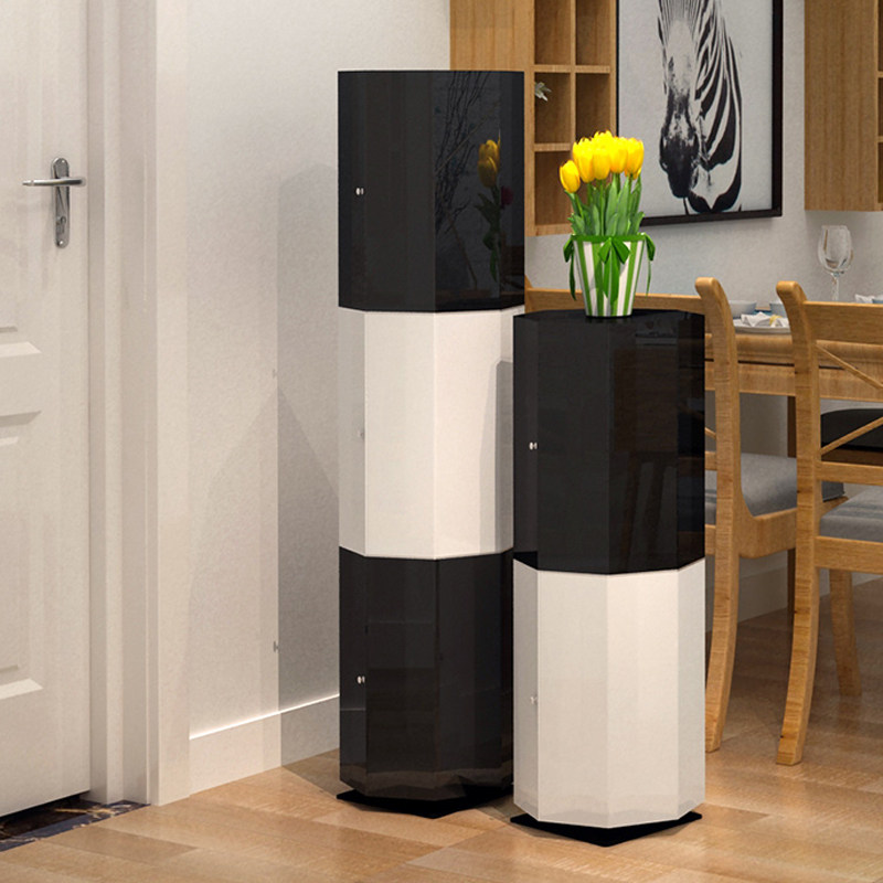 创意360度旋转鞋柜柜架家用门口大容量收纳玄关鞋柜