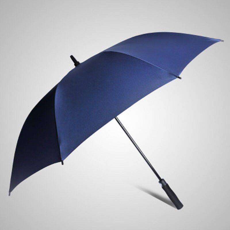 自动超大长柄雨伞直柄不生锈玻璃纤维骨架商务超强伞