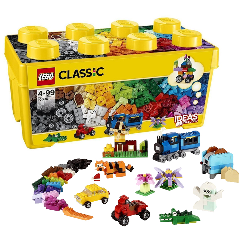 lego乐高classic经典系列10696小颗粒积木中号桶装积木4岁 玩具