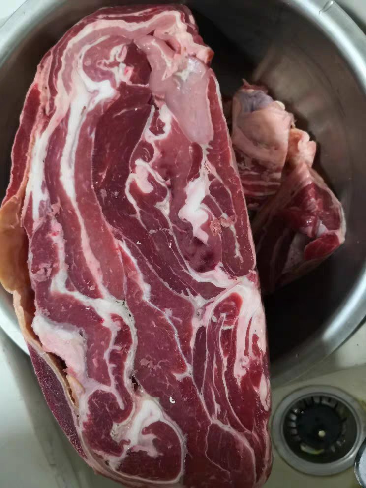 牛腩肉新鲜牛肉冷冻巴西阿根廷进口生鲜牛肉白腩牛肚腩整块 6斤装