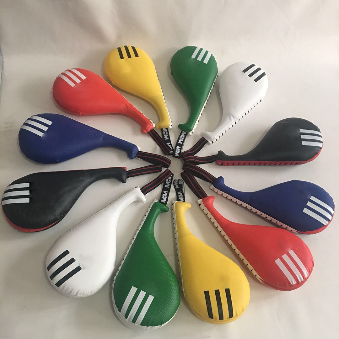 跆拳道脚靶响靶儿童训练训练器器材脚板鸡腿双叶跆拳道脚靶