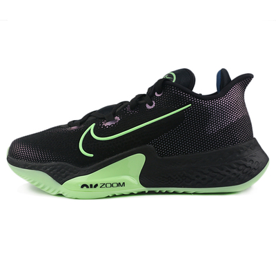 耐克男鞋2021夏季新款airzoombbnxt黑绿气垫实战篮球鞋ck5708
