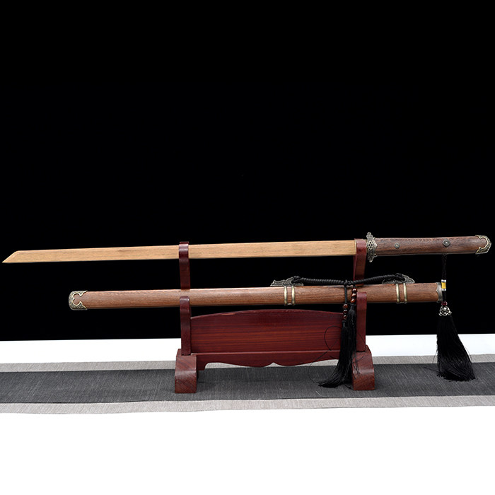 龙泉唐横花梨木竹刀剑一体带鞘绣春刀实木长刀刀剑