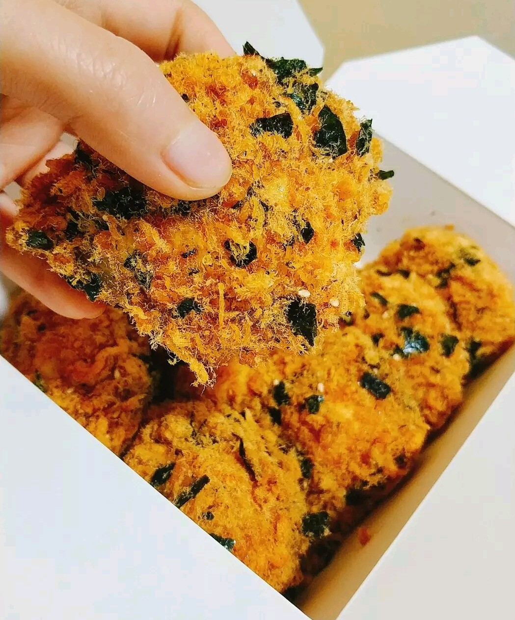 正宗鲍师傅肉松小贝 海苔小贝 正版肉松蛋糕糕点 8只装