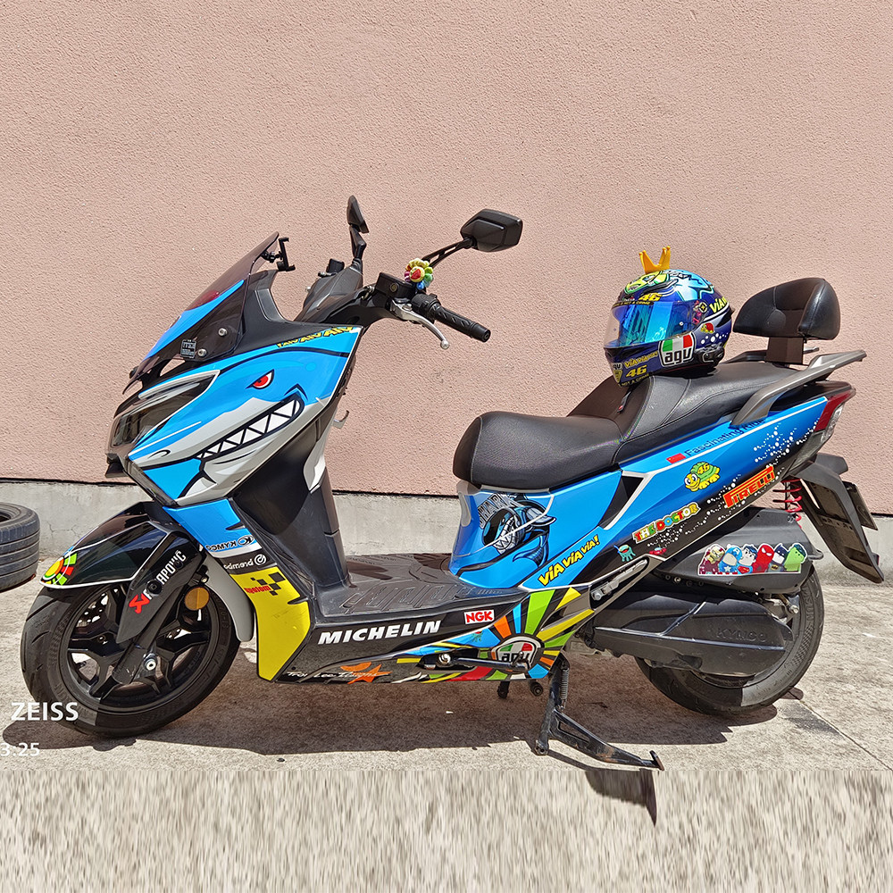 光阳ct250摩托车改装贴纸个性贴画贴花防水车身贴纸