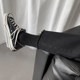 Zi Jun Men's Spring Summer Black Retro Denim Pants Slim Slim Water Wash straight Pants Korean version of loose trousers Zi Jun Men's Spring Summer Black Retro Denim Pants Slim Slim Water Wash straight Pants Korean version of loose trousers