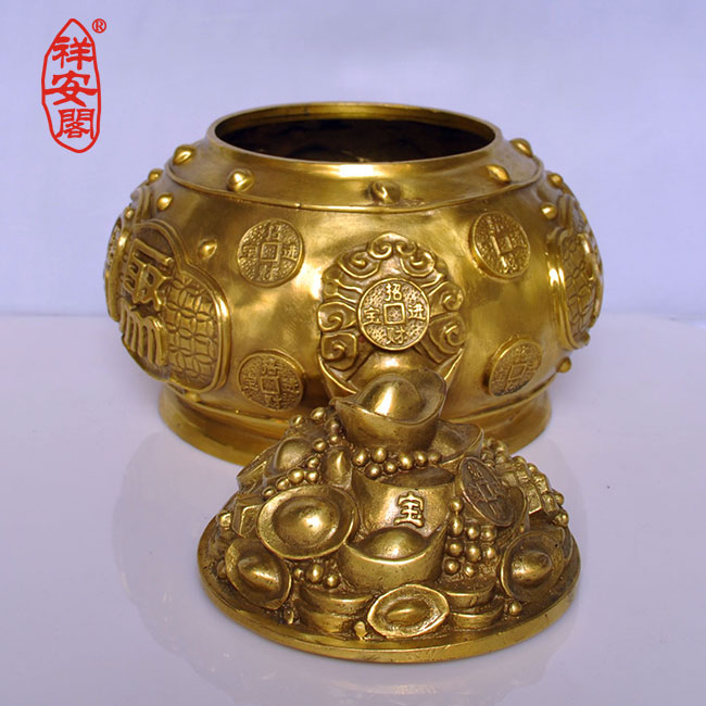 祥安阁聚宝盆摆件