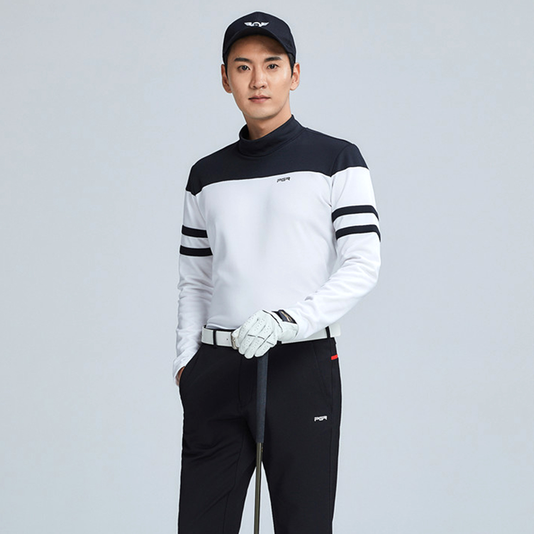 韩国pgr高尔夫球衣服男服服装长袖上衣长裤套装高尔夫服装