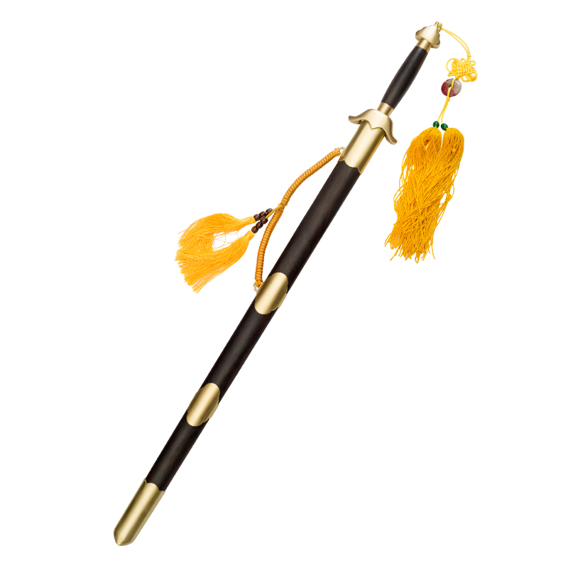 龙泉杨氏太极剑名贵黑檀木晨练剑镇宅收藏送礼不锈钢手工剑未开刃