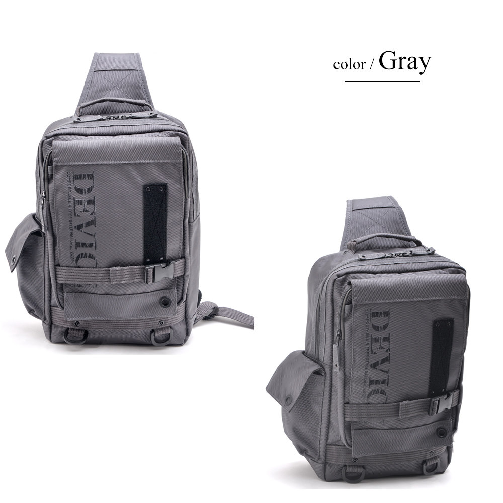 crosscharm2021新品日本休闲单肩斜挎跨胸包背包耐用胸包