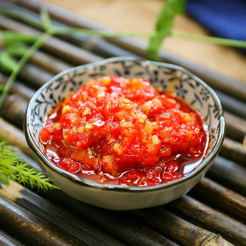 鲜椒酱山海好兄弟鲜椒酱无添加微辣中辣特辣225*3瓶蒜蓉酱拌饭酱