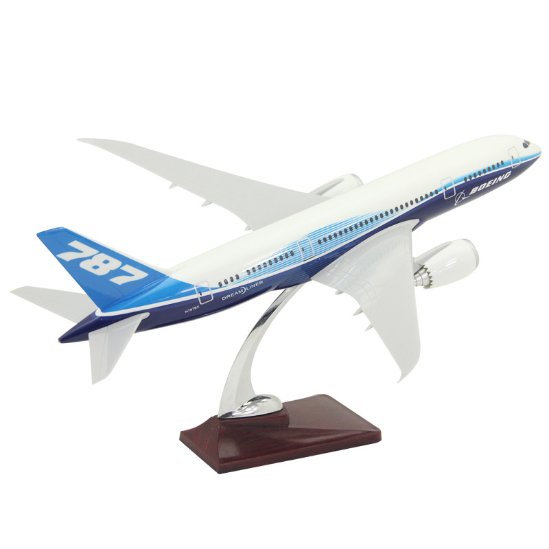 飞机模型波音b7878机型客机礼品摆件仿真航模飞机模型