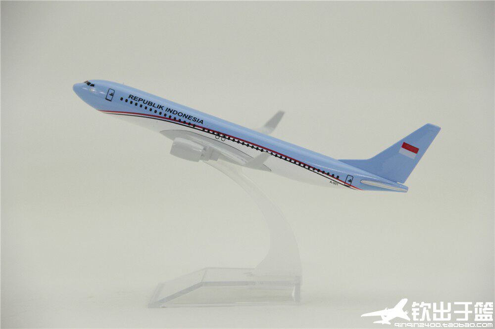 飞机模型波音b737印尼总统专机礼品摆件合金飞机模型