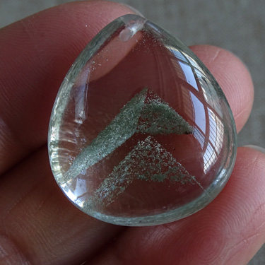 水玉冰魄天然幽灵水晶吊坠毛衣项链晶体小巧女生项坠