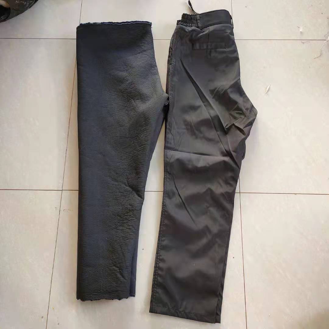 整皮皮毛一体皮裤男女女士高腰骑行真皮内胆皮裤