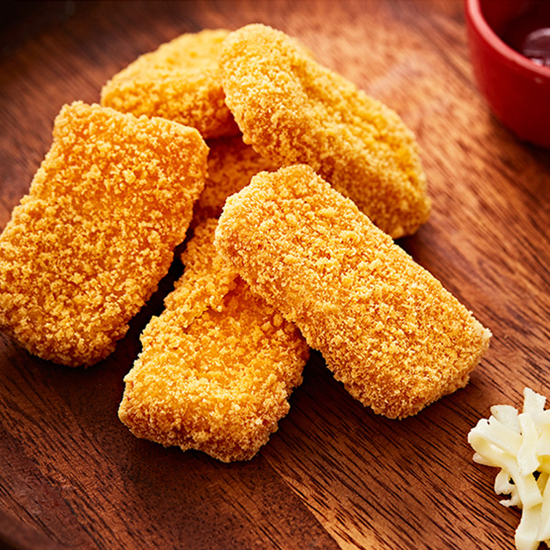 鸡块大成芝士300g油炸小吃冷冻半成品鸡肉肉块生鸡肉