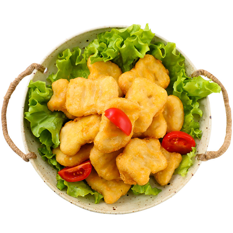 嘉吉原味鸡块1kg 美味小吃上校鸡块鸡排鸡米花沾酱鸡块冷冻