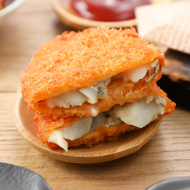 鱼排鳕鱼亚洲鱼港原味深海鱼肉汉堡鱼堡70克鳕鱼