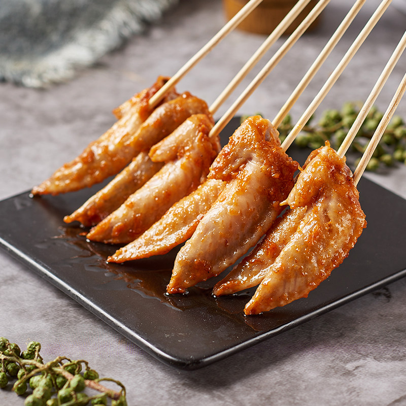翅尖新和盛藤风味冷冻半成品腌制调理烧烤油炸生鸡翅