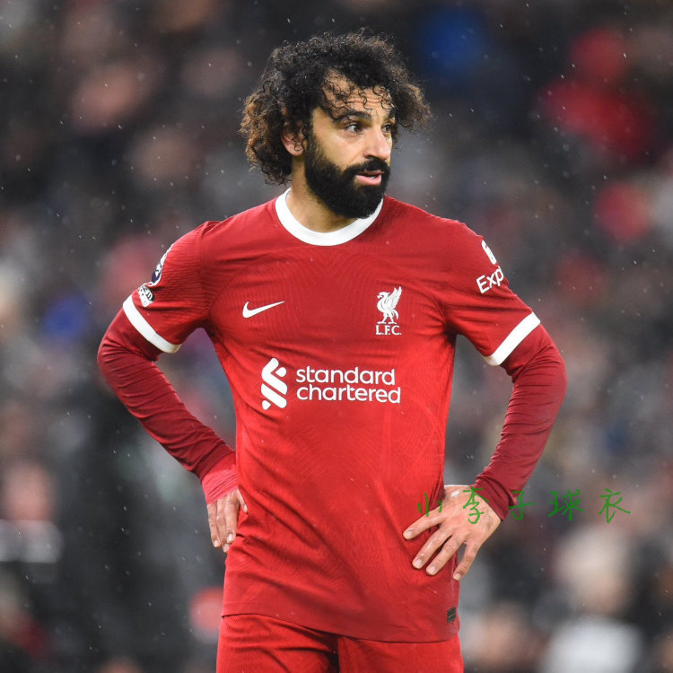 正品利物浦球衣11号萨拉赫主场2324球员版索博斯洛伊努涅斯阿诺德