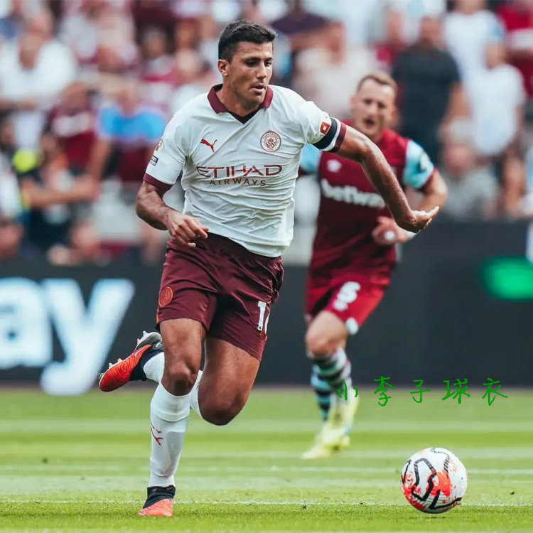 正品曼城球衣9号哈兰德2324赛季客场球员版德布劳内格拉利什福登