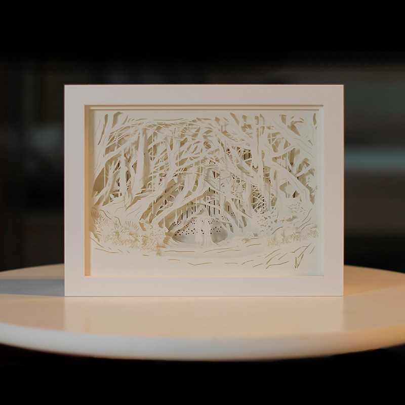 天官赐福纸雕灯谢怜花花城周边同款古风成品装饰台灯