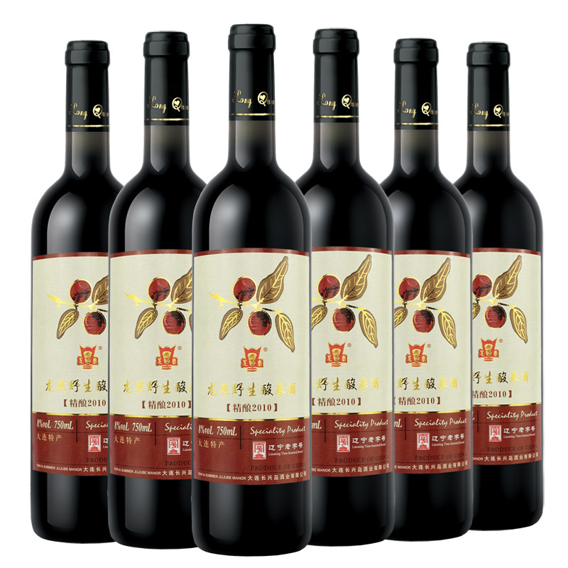 【买一送一】大连野生山枣酒蜜酒低度女士甜酒果酒整箱6瓶装750ml