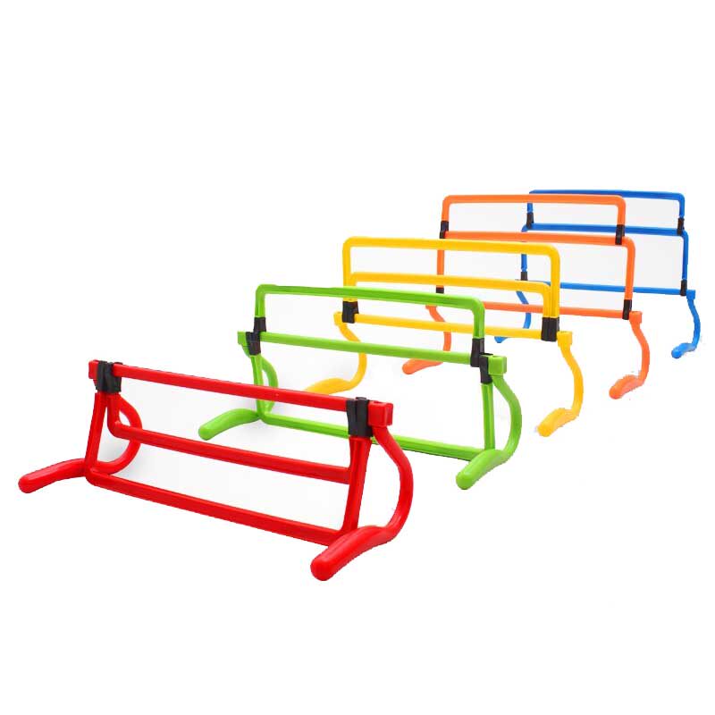 跨栏足球训练可拆卸折叠可调4个高度敏捷器材跳栏