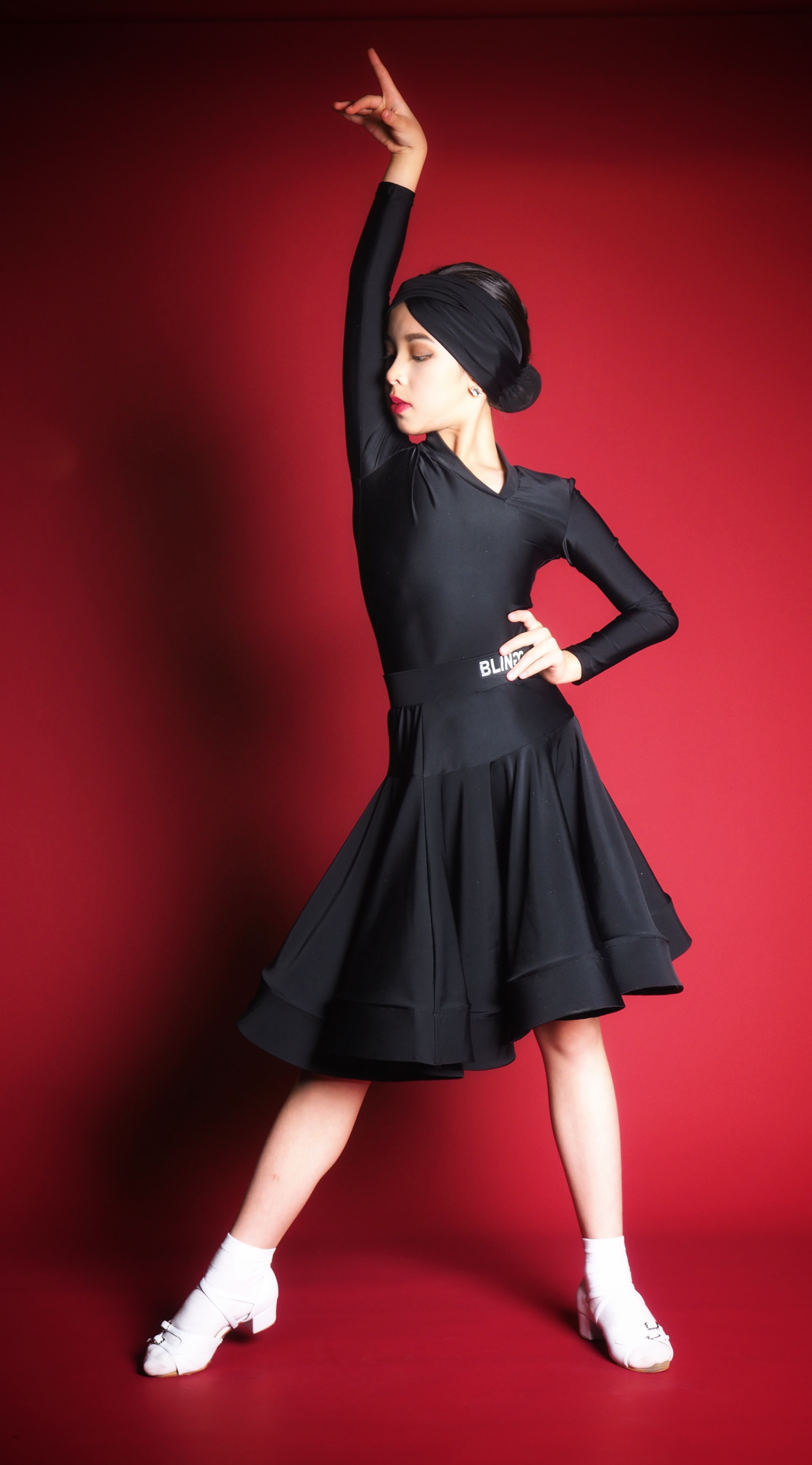 blingc拉丁舞少儿规定新款大摆专业演出比赛服气质拉丁舞演出服