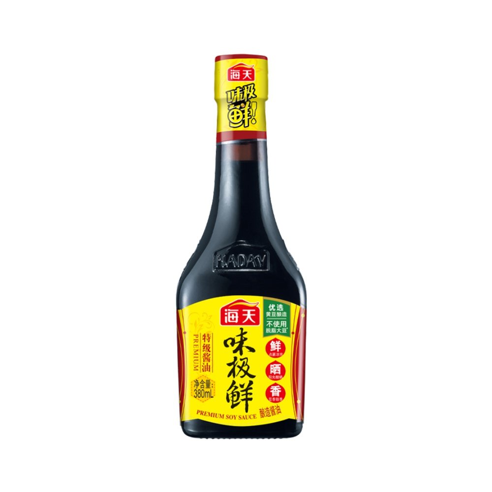 特级生抽海天酱油味极380ml酿造炒菜火锅蘸料酱油