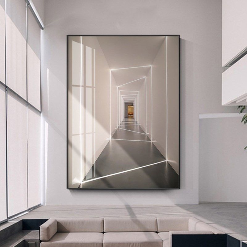 艺林现代简约抽象玄关装饰画延伸空间现代装饰画