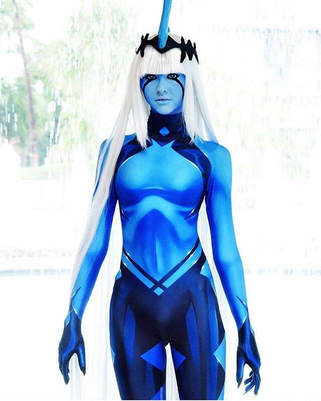 新款darlinginthefranxx叫龙公主连体紧身衣cosplycosplay女装