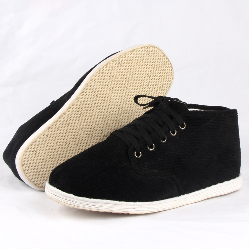 冬款传统棉男五眼保暖老北京布鞋防寒棉花纳底棉鞋高帮鞋