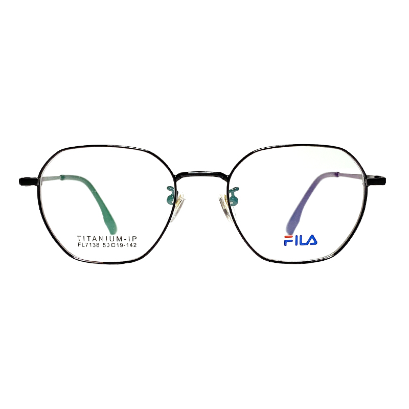 fila纯钛可配防蓝光防辐射近视眼镜框女圆脸超轻眼睛框镜架女7139