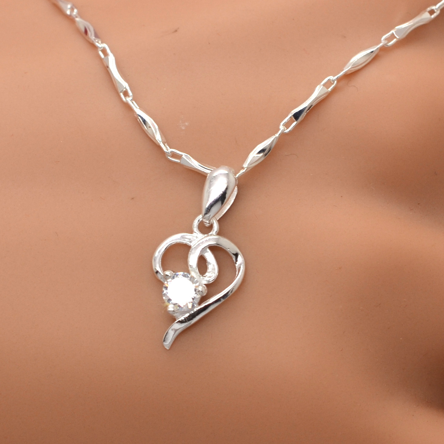 坠子银饰白银饰千足民族风足银纯银项链紫罗兰白色项坠