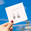 S925 Silver Snow Snow Earrings Korea temperament Bargone Christmas girlfriend Gift Women's Exquisite Sweet Earrings Earrings S925 Silver Snow Snow Earrings Korea temperament Bargone Christmas girlfriend Gift Women's Exquisite Sweet Earrings Earrings