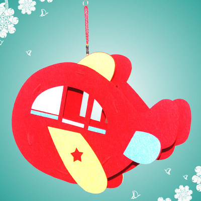 灯笼diy材料小汽车飞机幼儿园手工手工制制作儿童灯笼